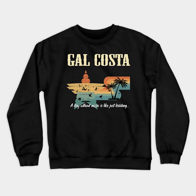 GAL COSTA BAND Crewneck Sweatshirt by growing.std